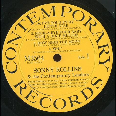 Sonny Rollins - Sonny Rollins And The Contemporary Leaders