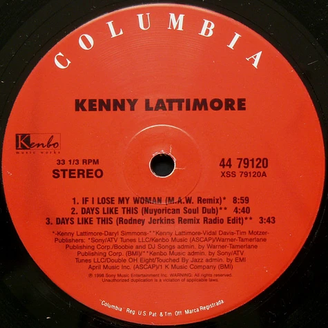 Kenny Lattimore - If I Lose My Woman