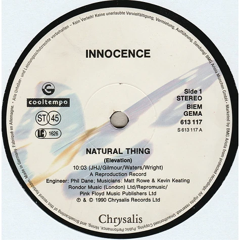 Innocence - Natural Thing