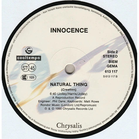 Innocence - Natural Thing