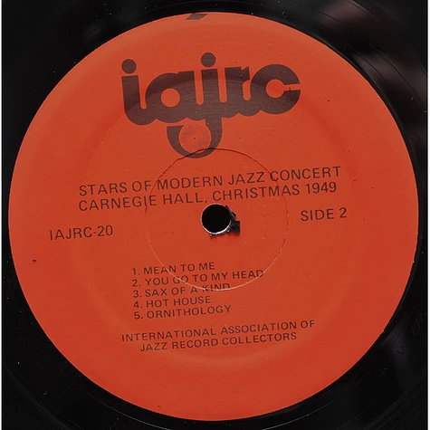 V.A. - Stars Of Modern Jazz Concert - Carnegie Hall Christmas 1949