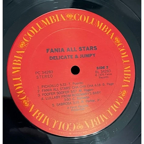 Fania All Stars - Delicate and Jumpy