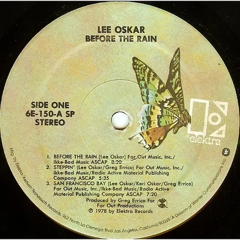 Lee Oskar - Before The Rain