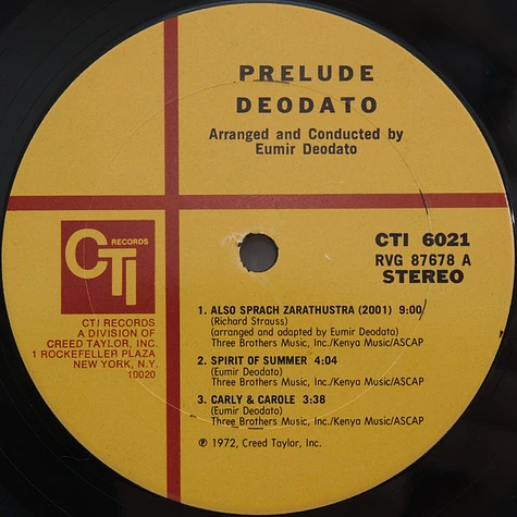 Eumir Deodato - Prelude