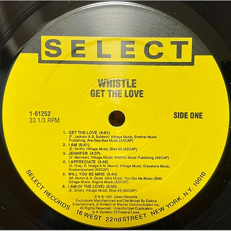 Whistle - Get The Love