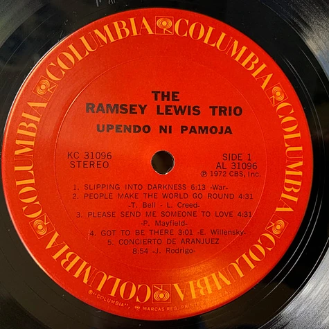 The Ramsey Lewis Trio - Upendo Ni Pamoja