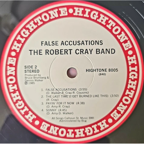 The Robert Cray Band - False Accusations