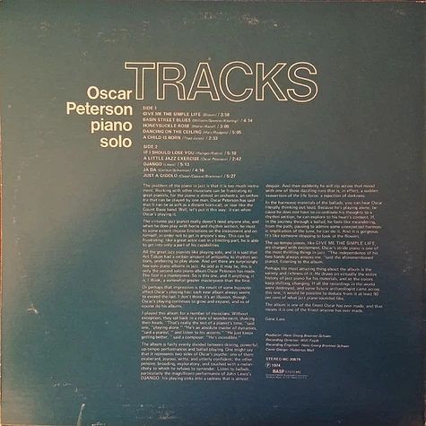 Oscar Peterson - Tracks