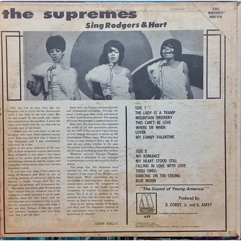 The Supremes - The Supremes Sing Rodgers & Hart