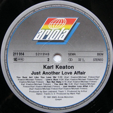 Karl Keaton - Just Another Love Affair