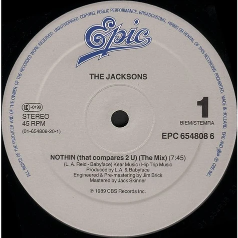 The Jacksons - Nothin (That Compares 2 U)