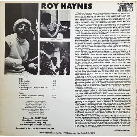 Roy Haynes - Hip Ensemble