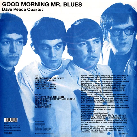 Dave Peace Quartet - Good Morning Mr Blues