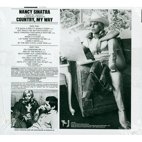 Nancy Sinatra - Country, My Way Black Friday Record Store Day 2024 Edition