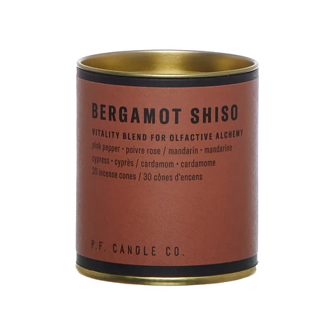 P.F. Candle Co. - No. 1 Bergamot Shiso Incense Cones