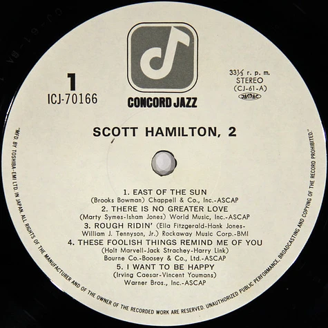 Scott Hamilton - Scott Hamilton, 2