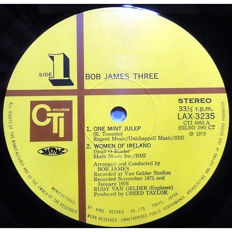 Bob James - Three