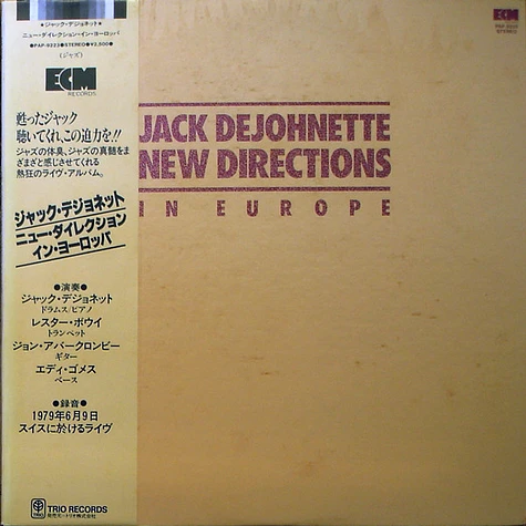 Jack DeJohnette - New Directions In Europe