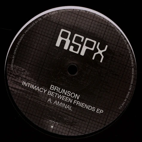 Brunson - Intimacy Between Friends EP