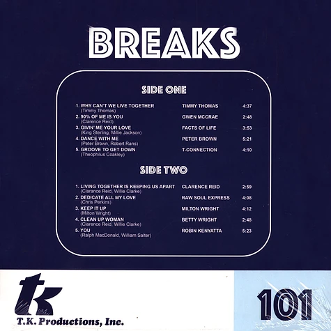 V.A. - Tk Breaks 101