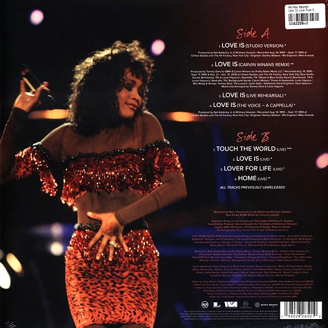 Whitney Houston - Love Is "Live From South Africa" And More Black Friday Record Store Day 2024 Edition