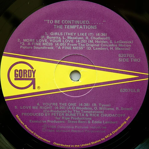 The Temptations - To Be Continued...