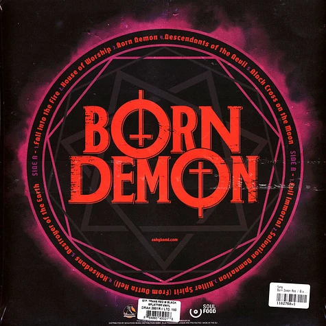 Sahg - Born Demon Red / Black Splatter Vinyl Edition