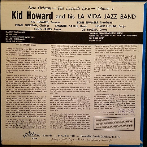 Kid Howard's La Vida Band - Afraid To Stay Here, Afraid To Leave This Town