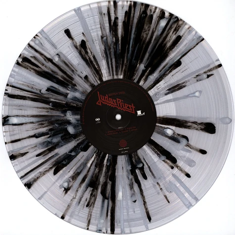 Judas Priest - British Steel Transparent Black & White Splatter Vinyl Edition