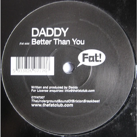 Daddy - Better Than You