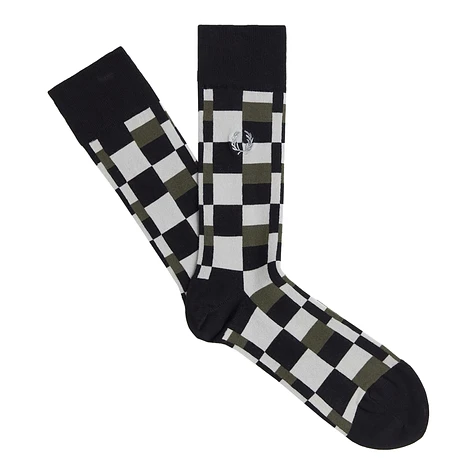 Fred Perry - Glitch Print Brushed Sock