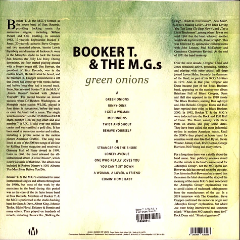 Booker T. & The M.G.'s - Green Onions Green Marbled Vinyl Edition