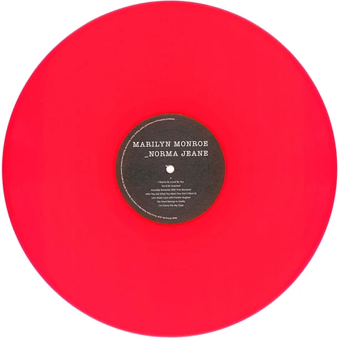 Marilyn Monroe - Norma Jean Neon Pink Colored Vinyl Edition