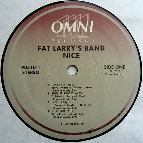 Fat Larry's Band - Nice