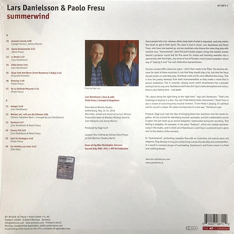 Lars Danielsson - Paolo Fresu - Summerwind