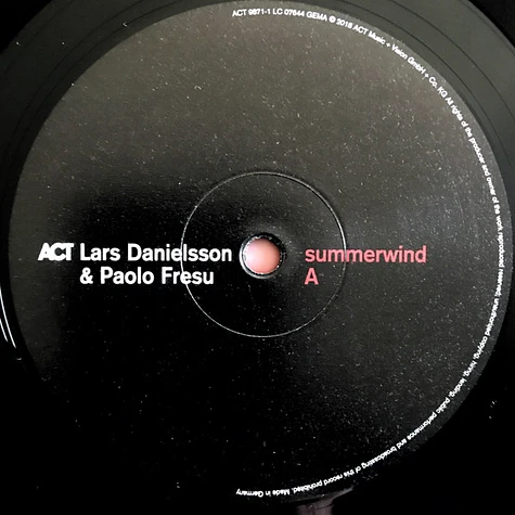 Lars Danielsson - Paolo Fresu - Summerwind