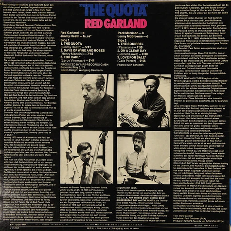 Red Garland - The Quota