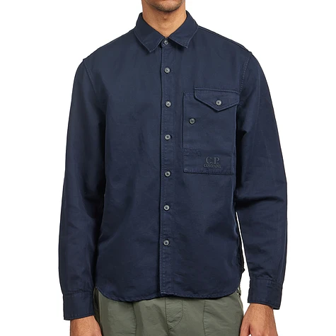 C.P. Company - Cotton Linen Logo Shirt