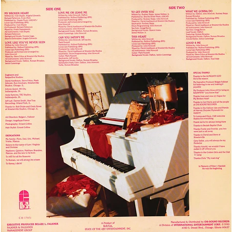 Da' Ron - A Love Like You've Never Seen - Vinyl LP - 1990