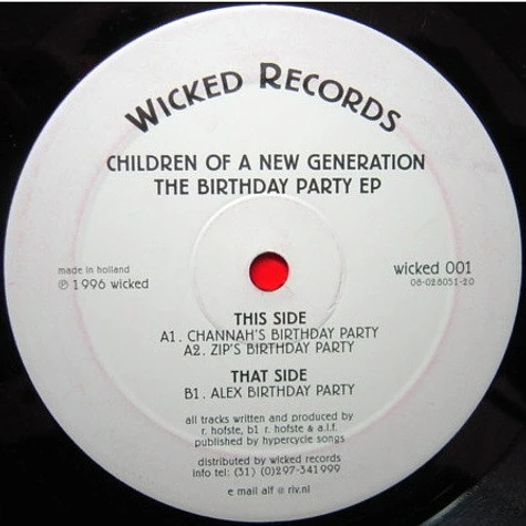 Children Of A New Generation - The Birthday Party EP