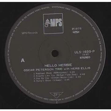 The Oscar Peterson Trio With Herb Ellis - Hello Herbie