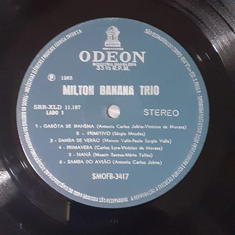 Milton Banana Trio - Milton Banana Trio