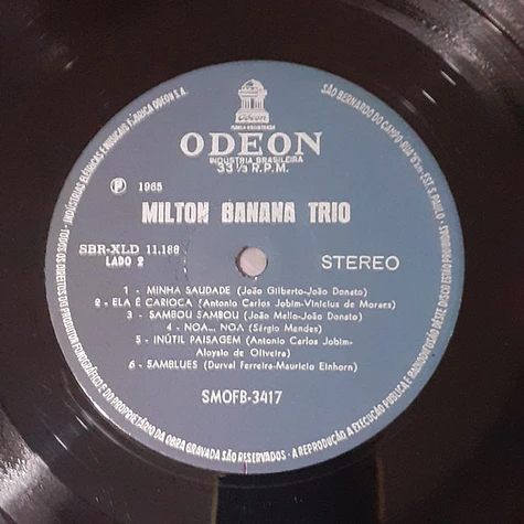 Milton Banana Trio - Milton Banana Trio