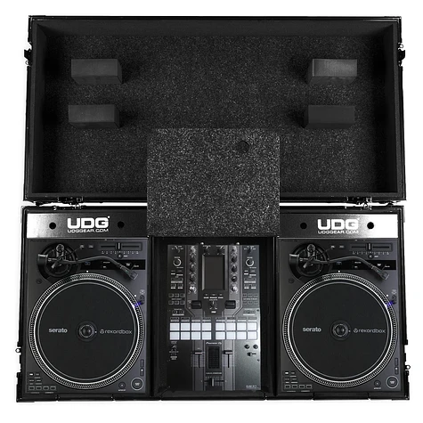 UDG - Ultimate Flight Case Set Pioneer PLX-CRSS12 & 10"/12" Mixer Plus (Laptop Shelf + Wheels)