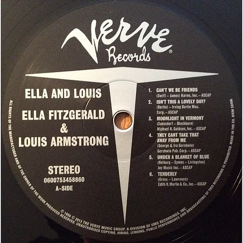 Ella Fitzgerald & Louis Armstrong - Ella And Louis