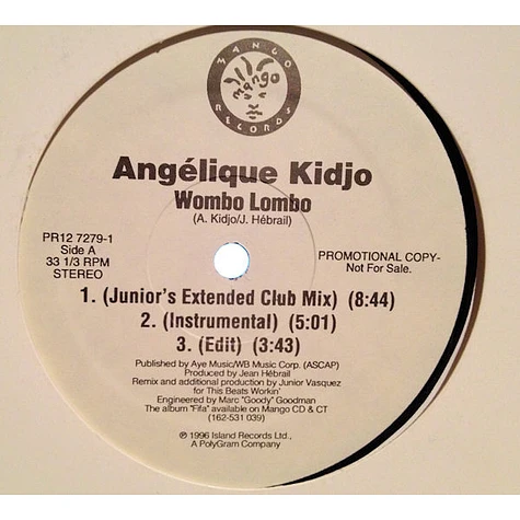 Angelique Kidjo - Wombo Lombo