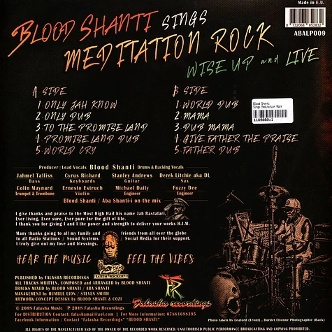 Blood Shanti - Sings Meditation Rock