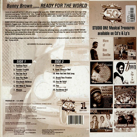 Bunny Brown - Ready For The World