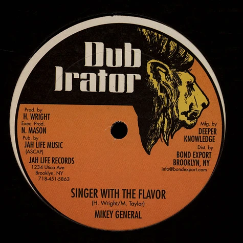 Mikey General - John Walker, Dub / Singer With The Flavor, Dub