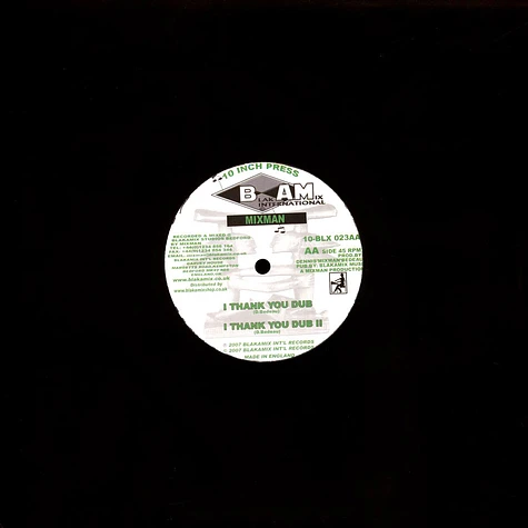 Special A / Mixman - I Thank You / Dub, Dub 2